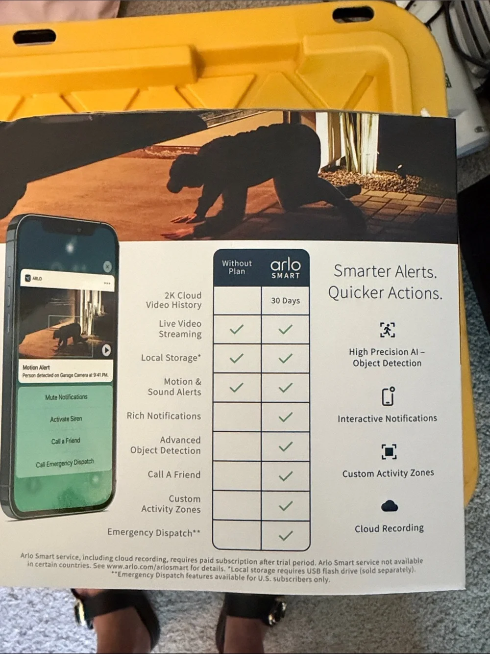 Arlo pro xl